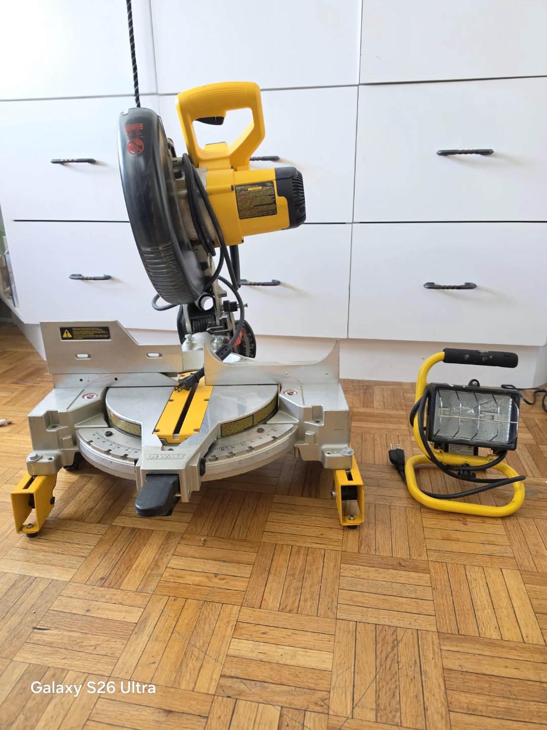 DEWALT Miter Saw with Work Light