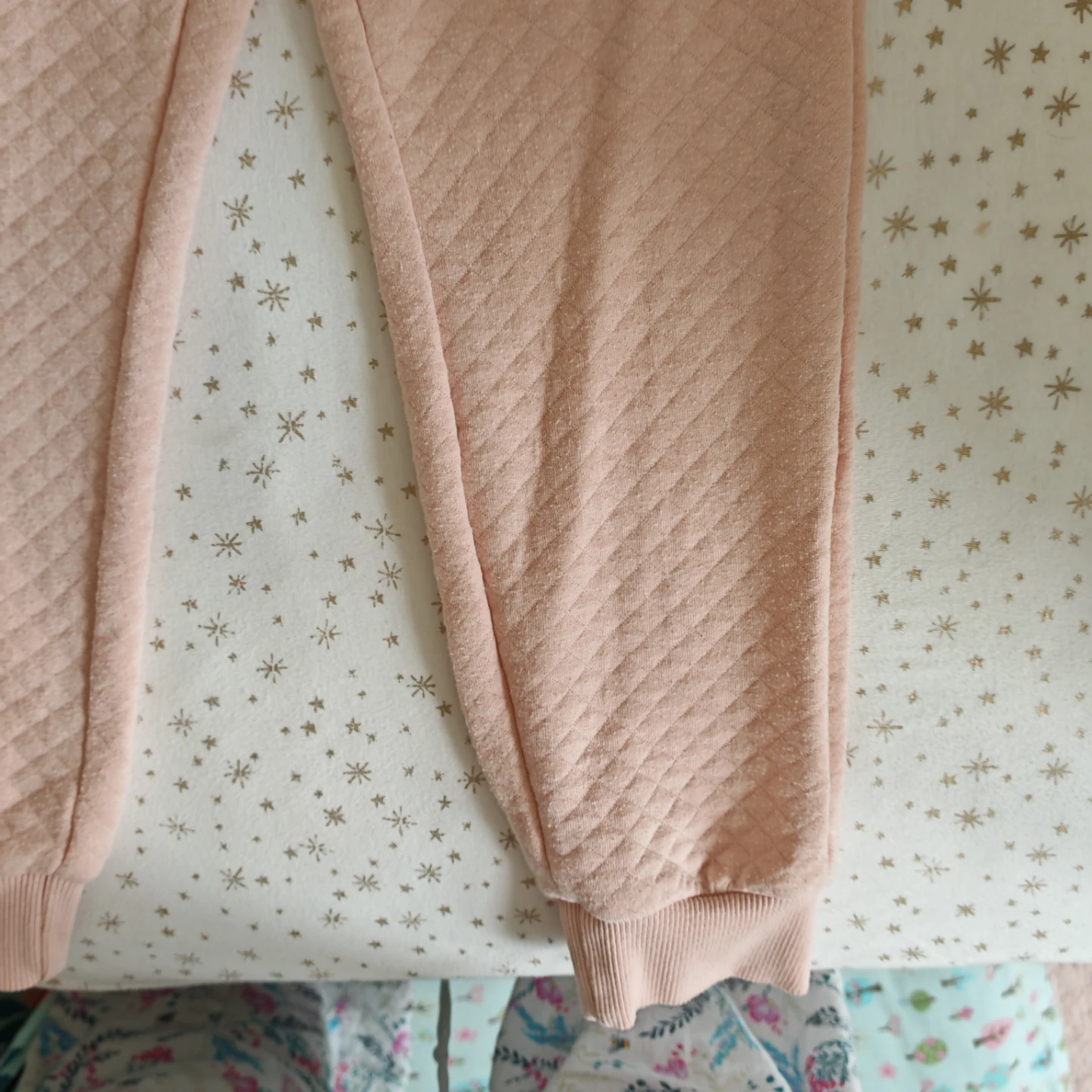 Mango Girls' Pink Quilted Jogger Pants - photo 4