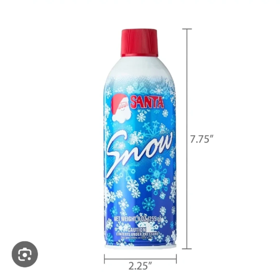 Santa Snow Spray Can - 9 oz - photo 2
