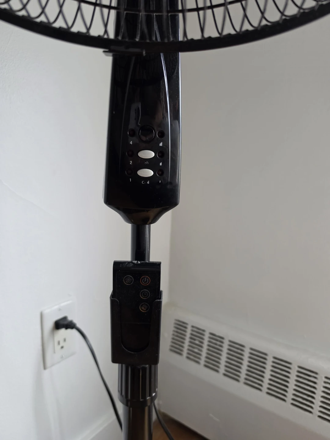 Noma Black Pedestal Fan - photo 3