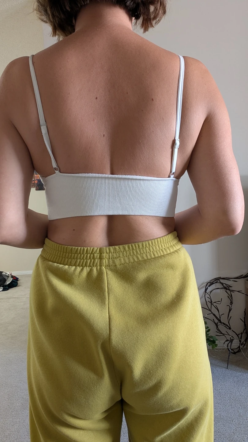 White Ribbed Bralette - photo 2