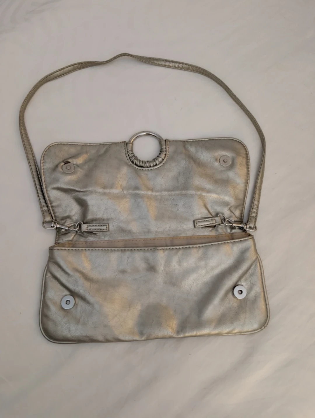 Silver clutch purse - photo 2