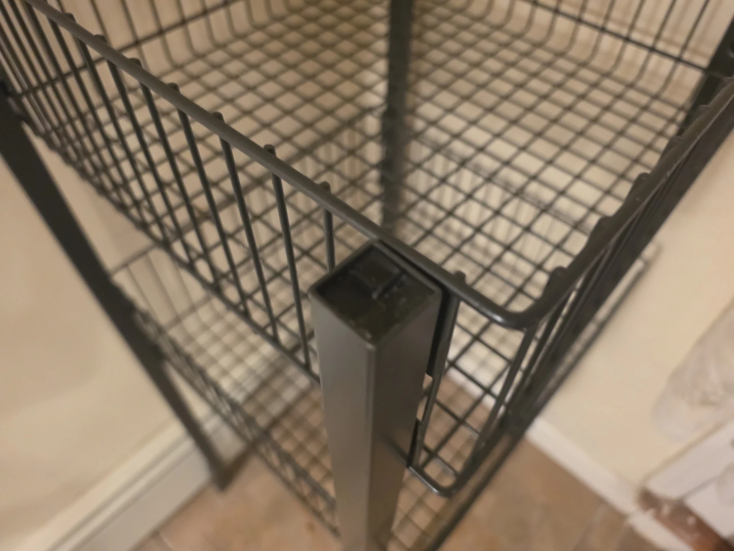 2-Tier Metal Wire Basket Stand - photo 3