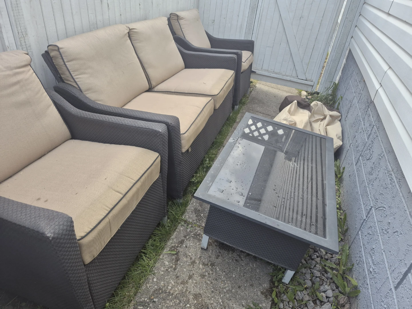 Outdoor Wicker Patio Set - photo 3