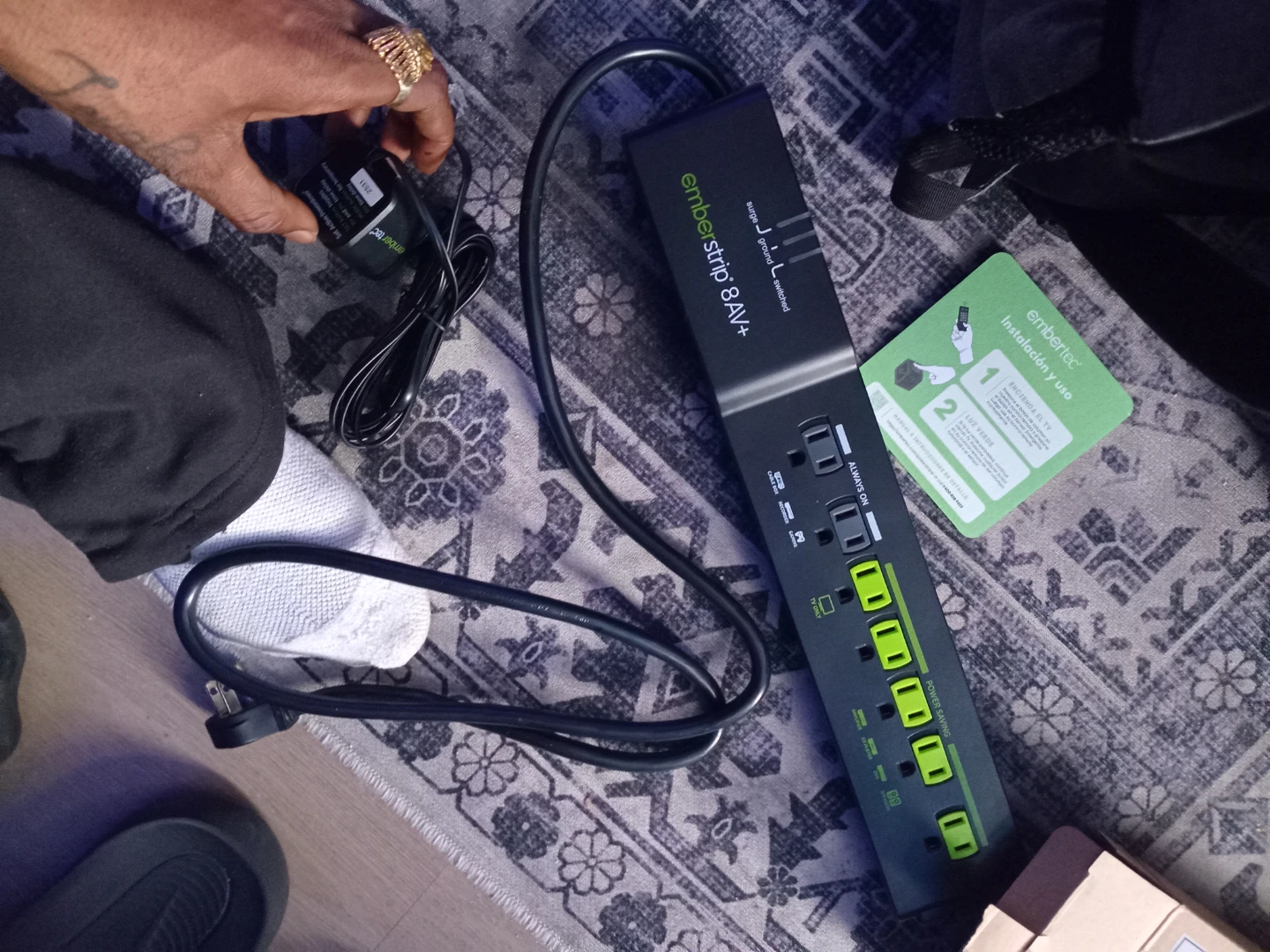 EmberStrip 8AV+ Smart Power Strip - 8 Outlet