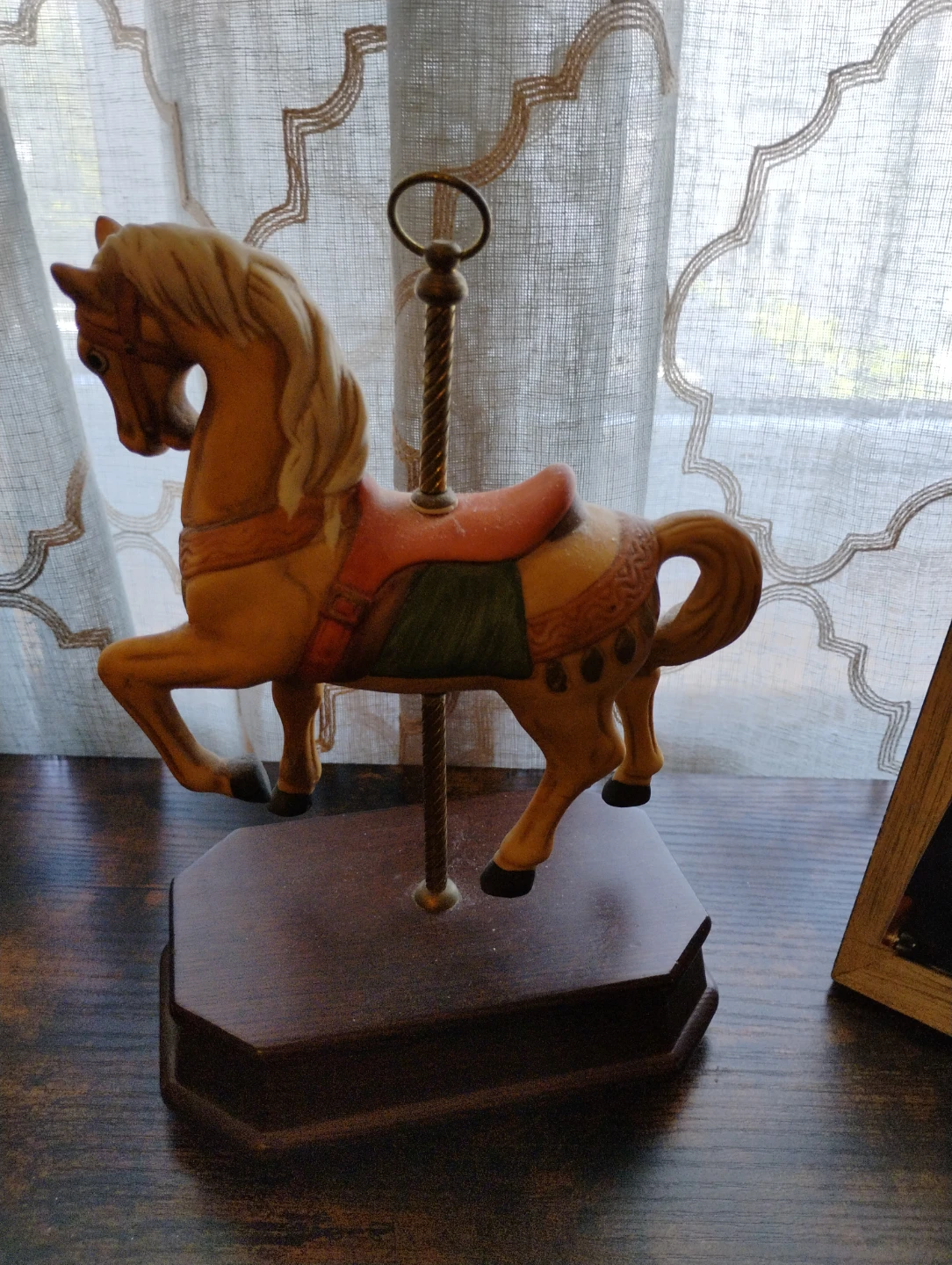 Carousel Horse Music Box Figurine
