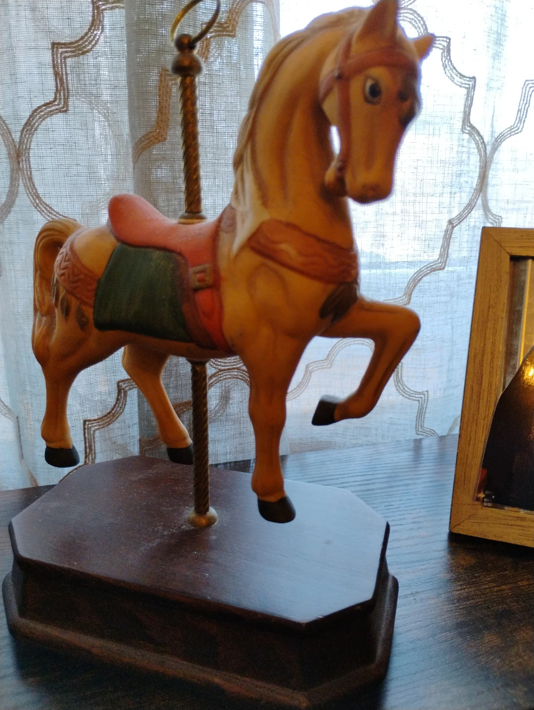 Carousel Horse Music Box Figurine - photo 3