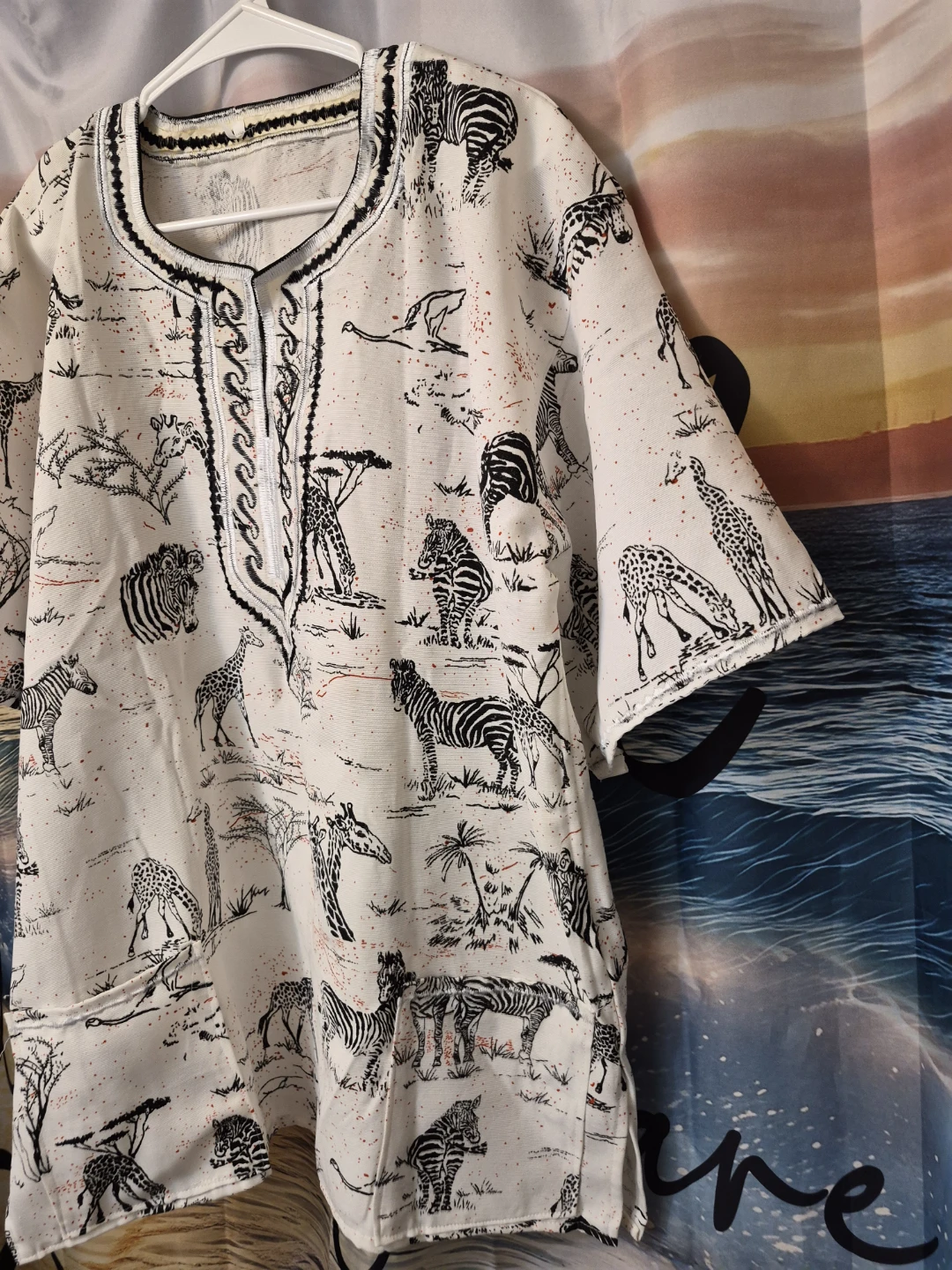 Short Sleeve African Print Shirt - photo 5
