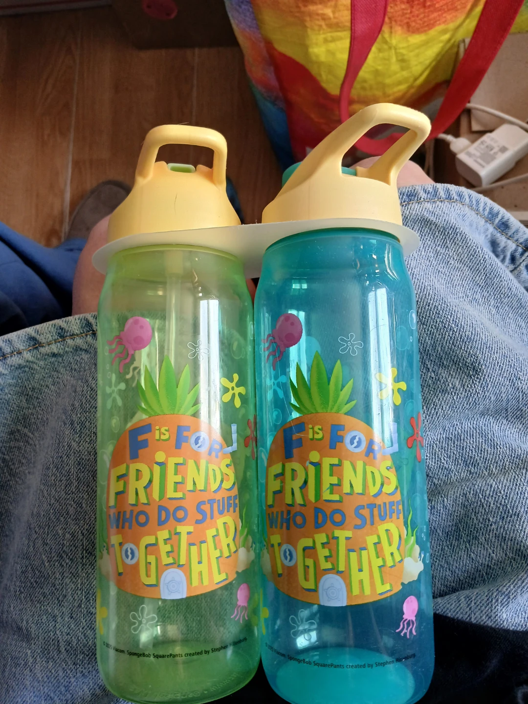 SpongeBob Friends Who Do Stuff Together Water Bottles (2-Pack)