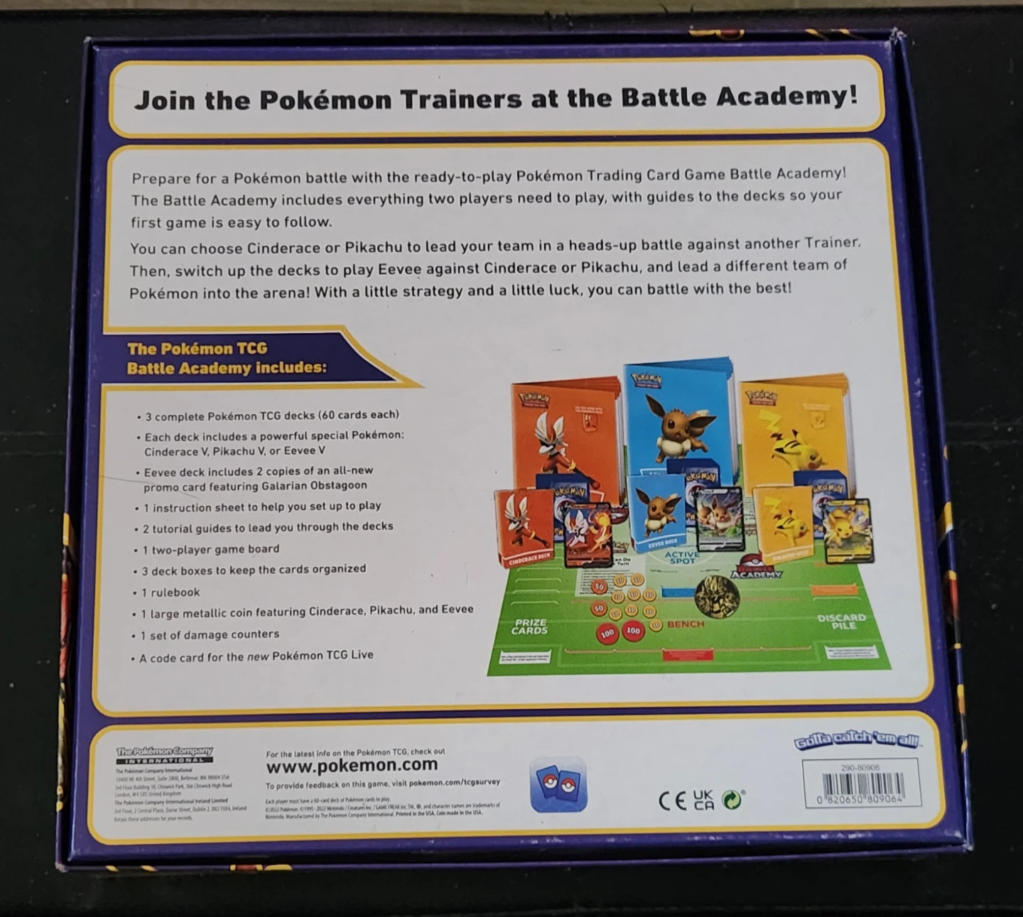 Pokémon TCG Battle Academy Board Game (2022 Edition)  - photo 3