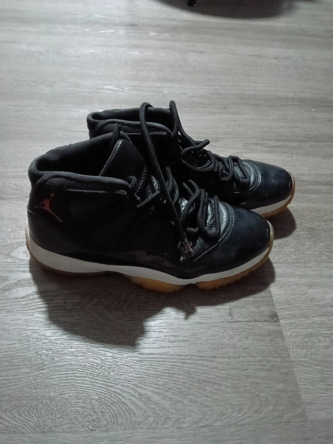 Black Air Jordan 11 Retro "Space Jam" Men's Shoes