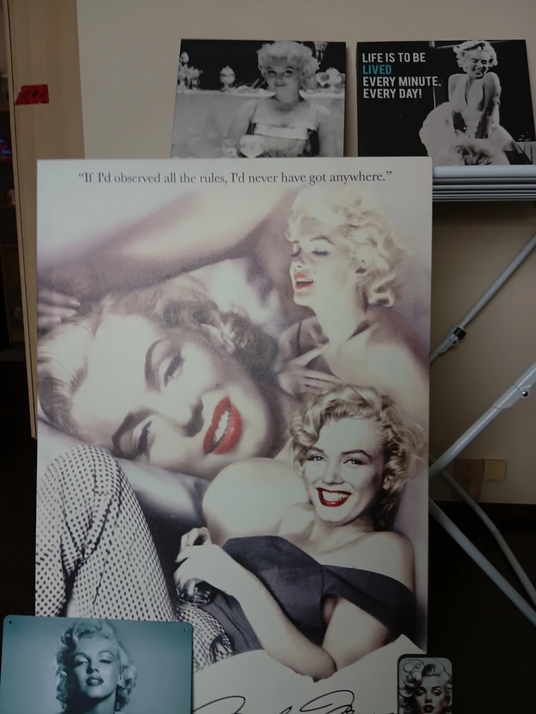Marilyn Monroe Poster with Quotes - photo 2