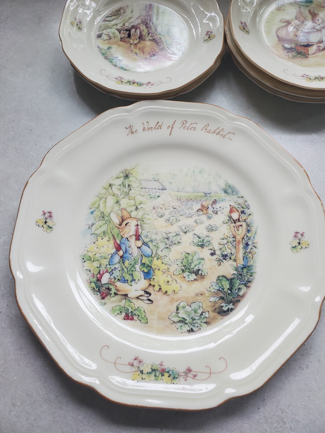 Set of 6 Peter Rabbit Decorative Plates - photo 4