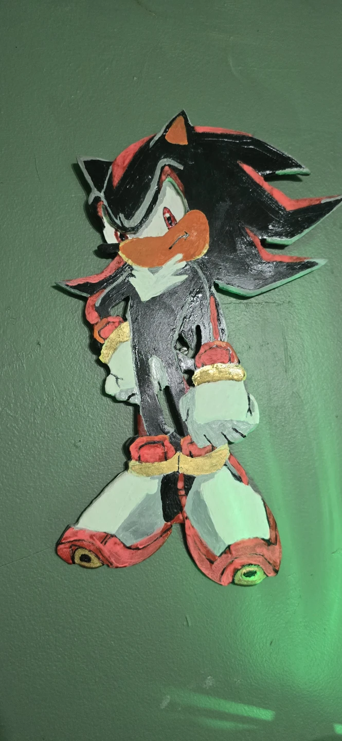 Shadow the Hedgehog metal Wall Art