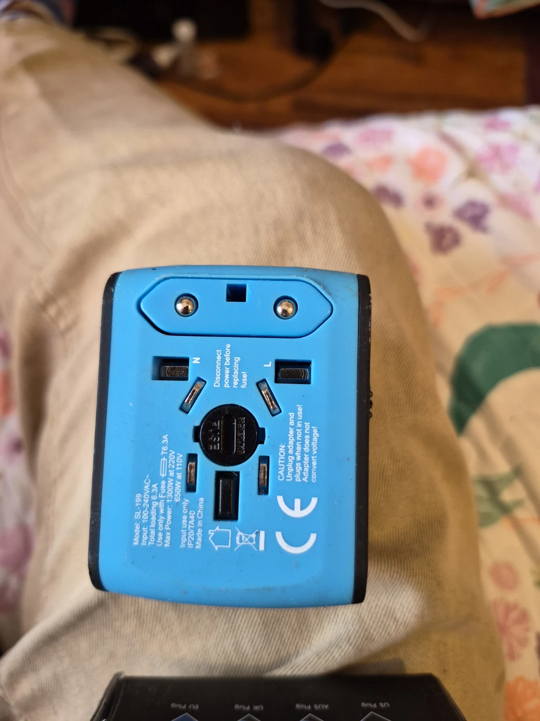 Mliool Travel Adapter