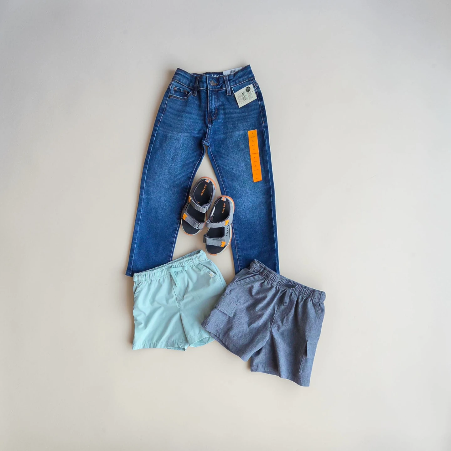 Boys Summer Clothing & Sandals Bundle - BRAND NEW JEANS
