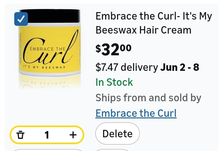 Embrace the Curl It's My Beeswax Styling Cream - photo 2