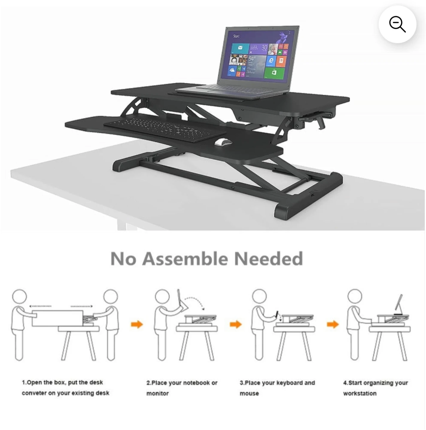 AmerMounts Standing Desk Converter - photo 5