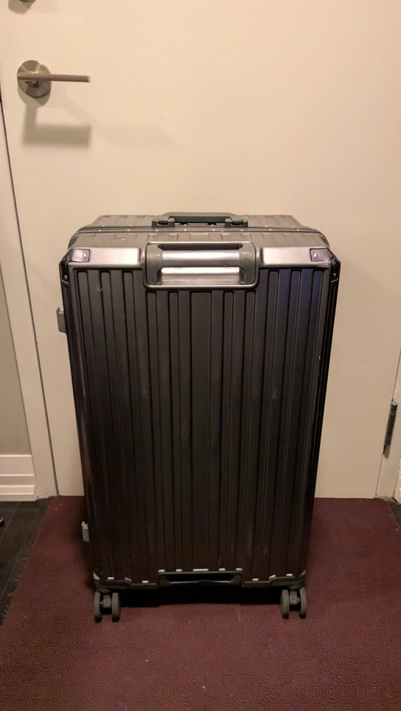 Grey Hard-Shell Luggage-READ AD!