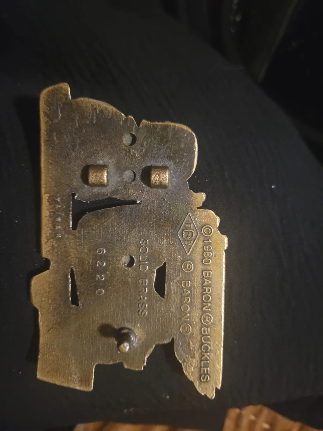 Harley-Davidson Solid Brass Belt Buckle - 1980 Baron Buckles - photo 3