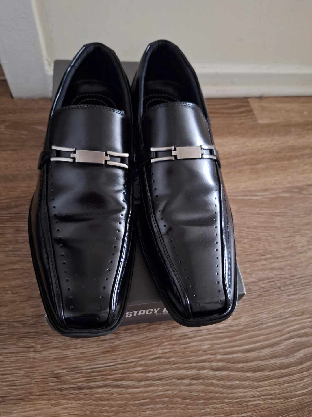 Stacy Adams Black Patent Leather Loafers - Men's - photo 2
