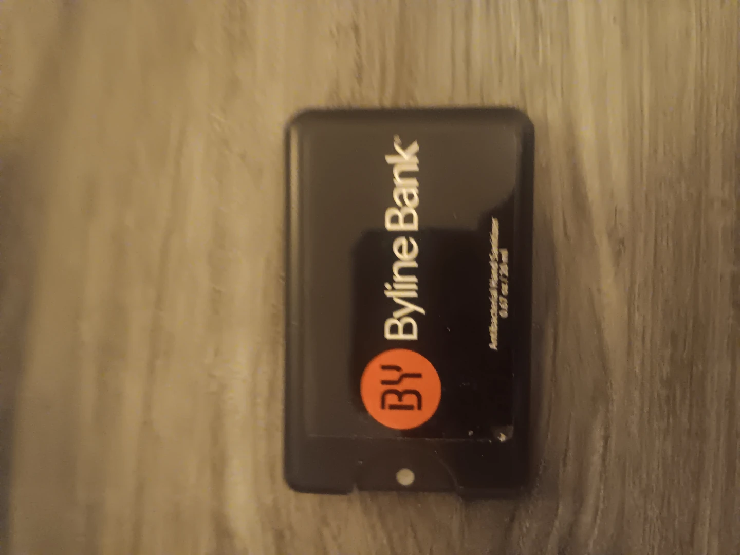Byline Bank Antibacterial Hand Sanitizer
