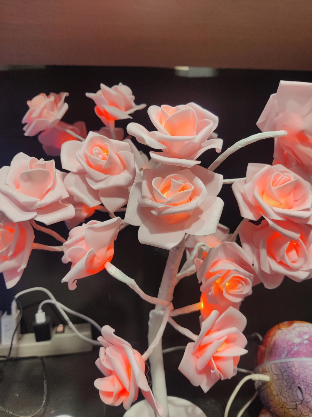 Pink Rose Tree Lamp - photo 2