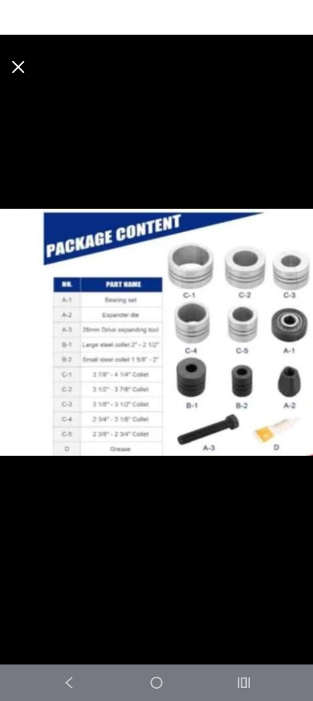 28mm Muffler Pipe Spreader Automotive Car Tool Kit - photo 2