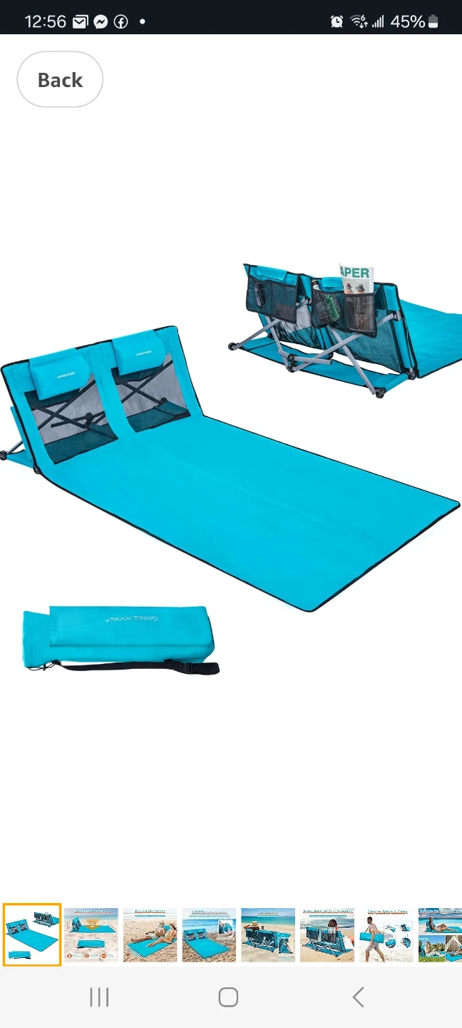 Double seat Beach  chair brand new