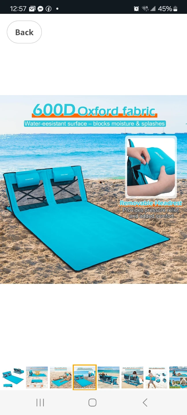 Double seat Beach  chair brand new - photo 4