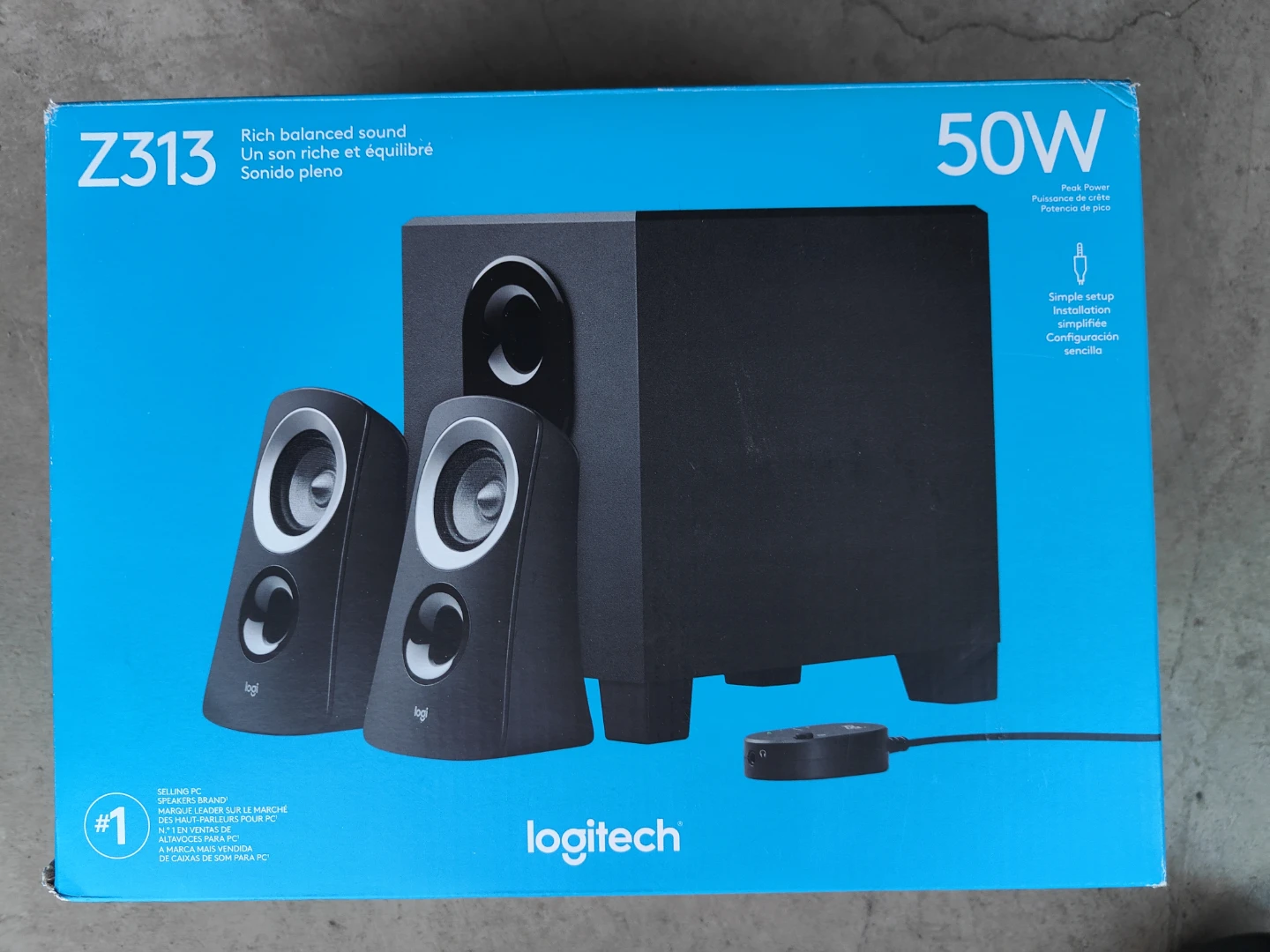 Logitech Z313 Speaker System, with subwoofer, 50 watts - photo 2