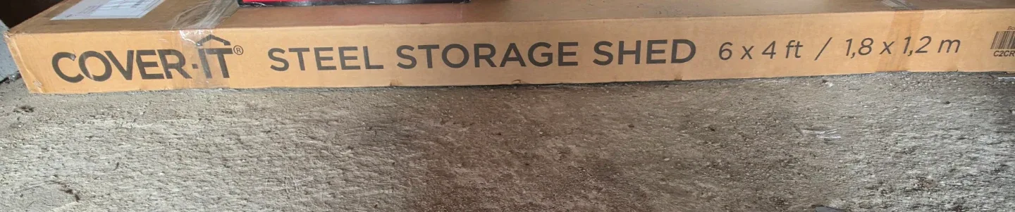 NEW COVER-IT Steel Storage Shed 6x4 ft - photo 2