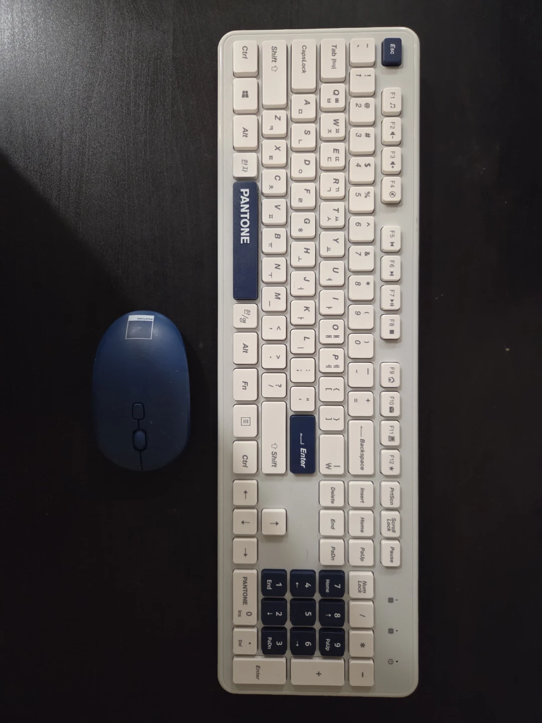 Pantone Wireless Keyboard and Mouse Set - Navy Blue