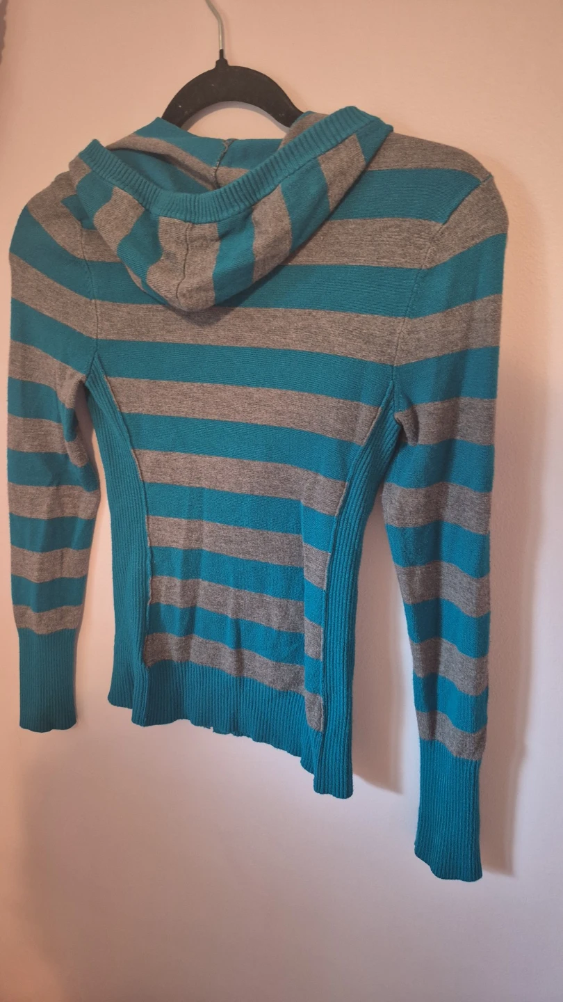 Guess Striped Zip-Up Hoodie XS/TP - photo 4