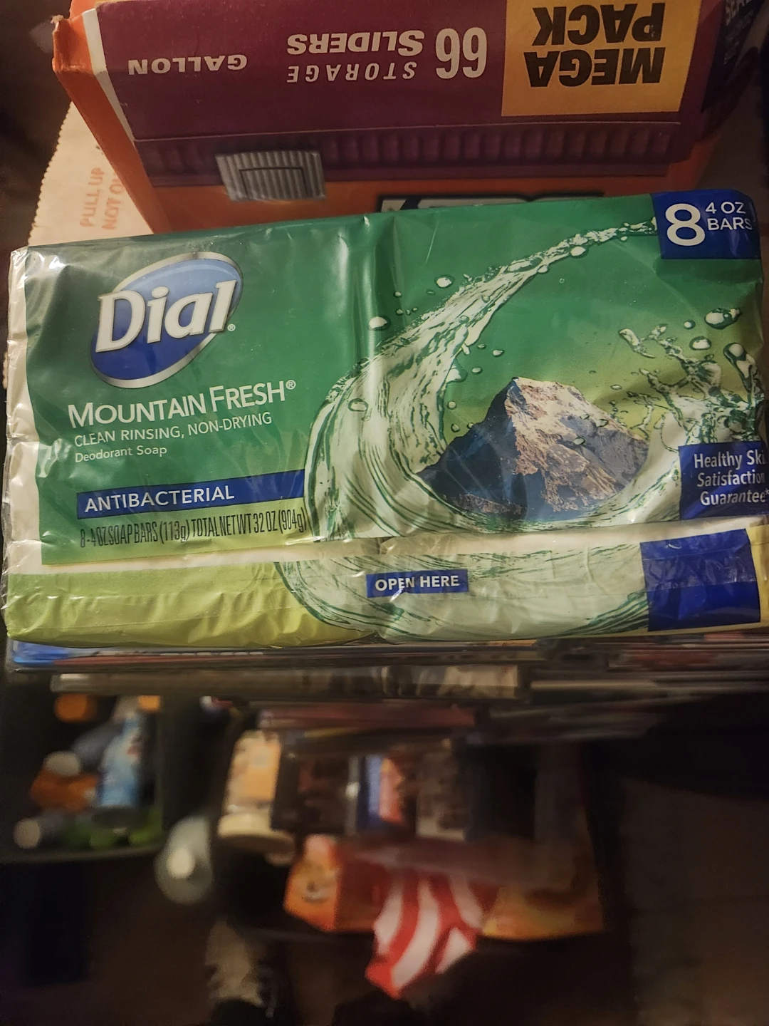 Dial Mountain Fresh Antibacterial Deodorant Soap - 8 oz Bars