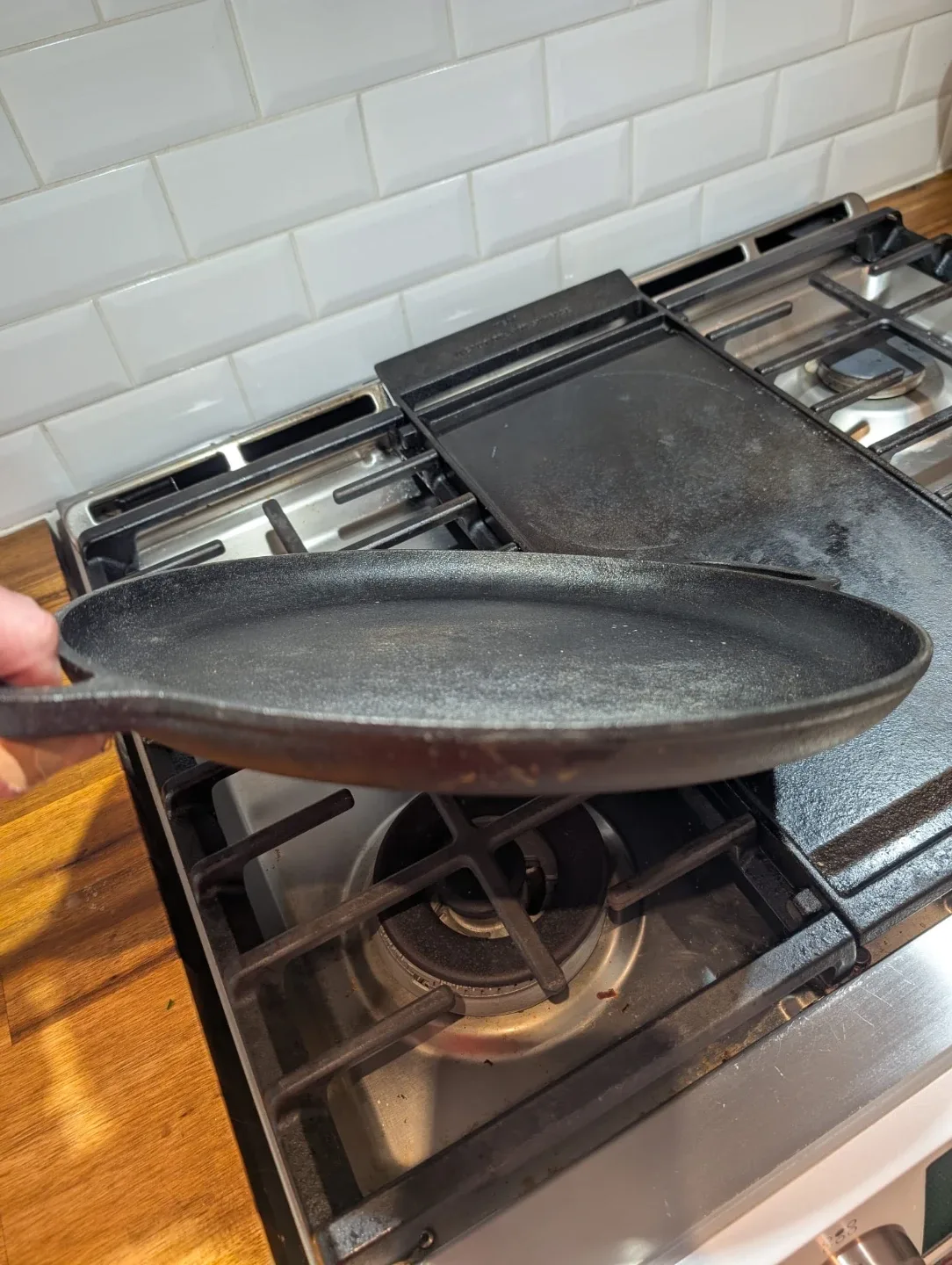 Cast Iron Round Griddle Skillet or Pizza Pan - photo 3