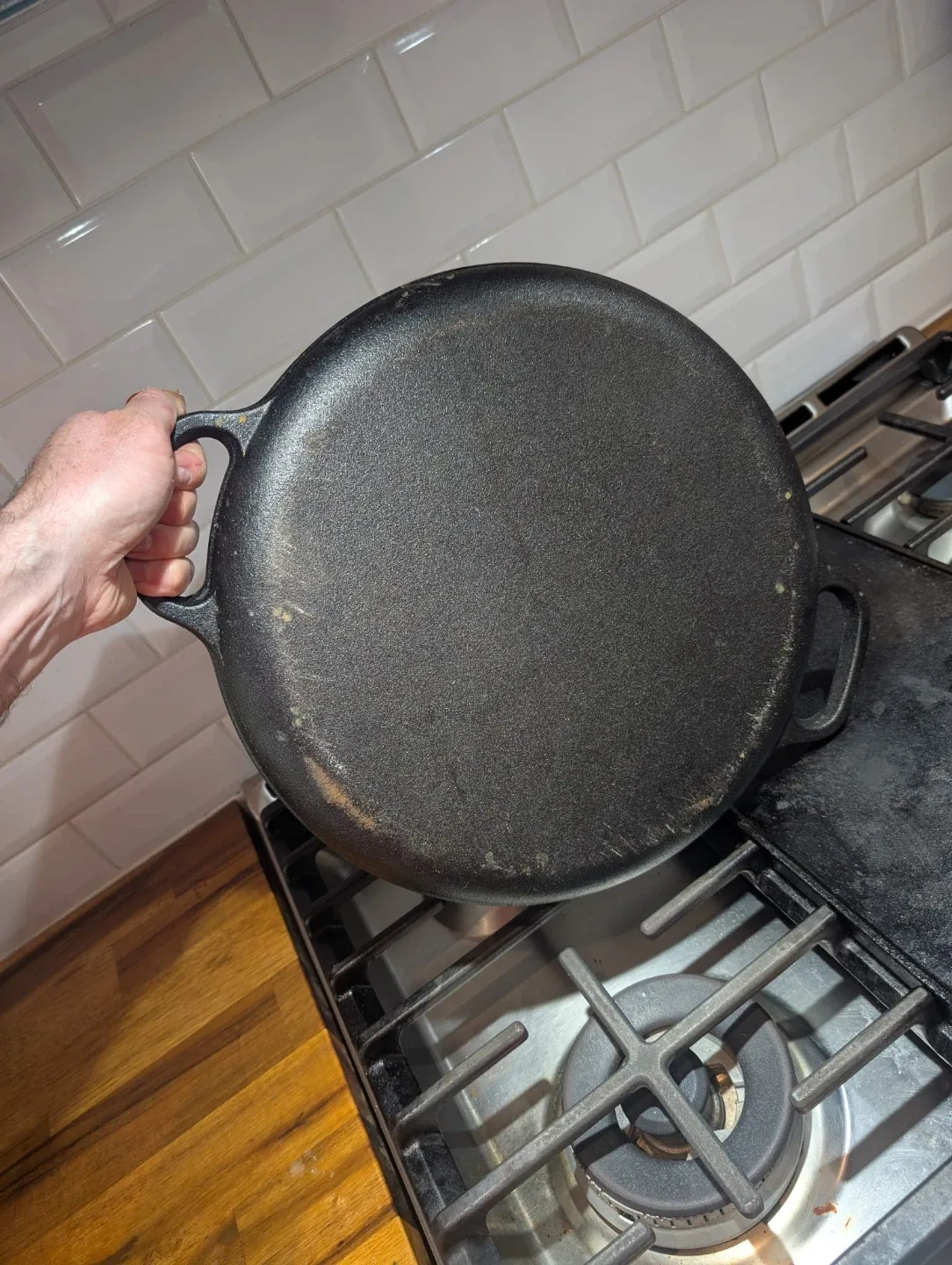 Cast Iron Round Griddle Skillet or Pizza Pan - photo 4