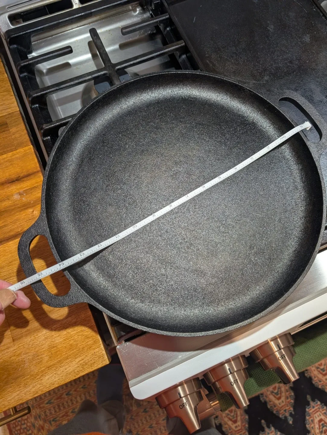 Cast Iron Round Griddle Skillet or Pizza Pan - photo 5