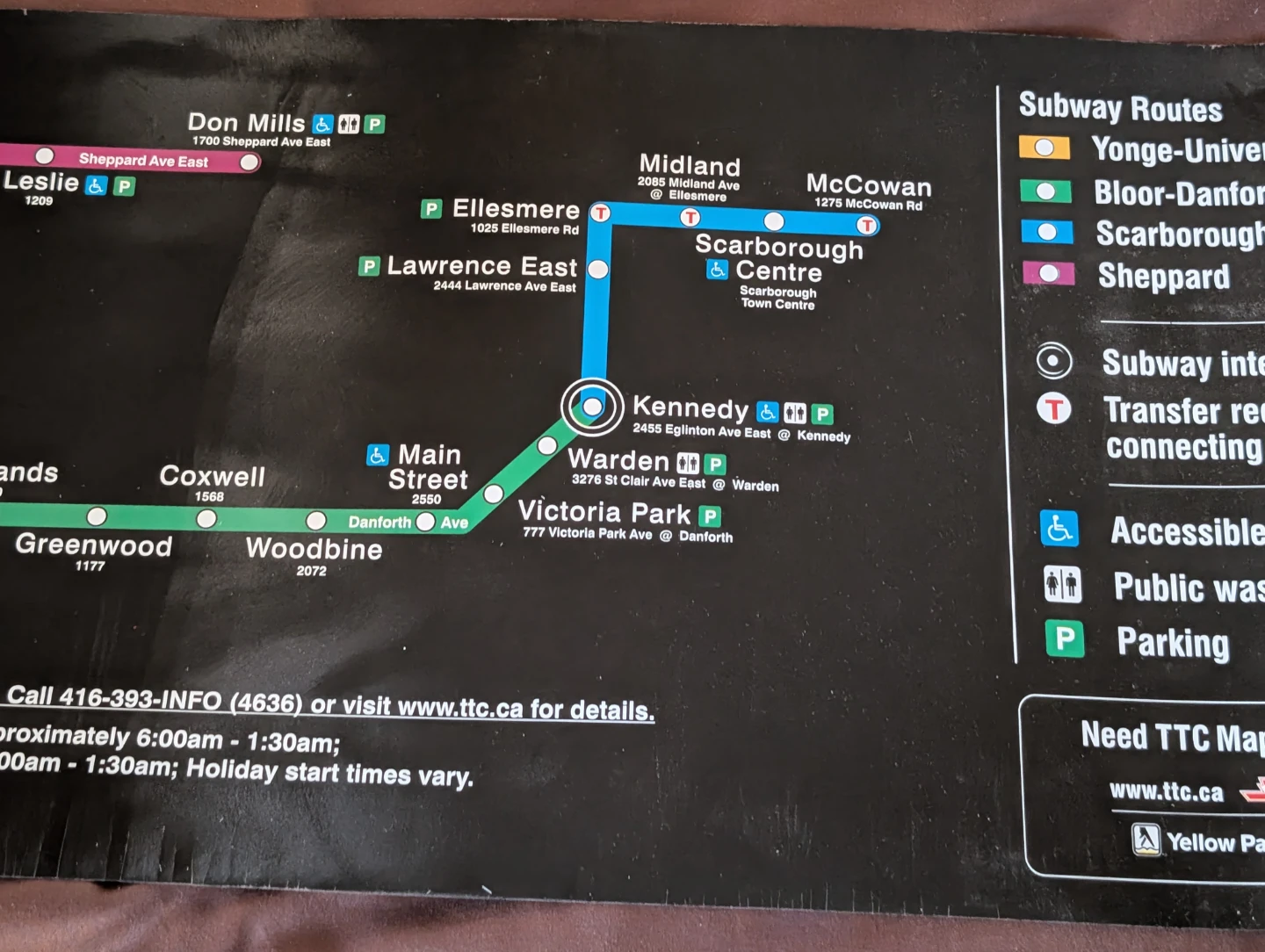 Vintage TTC Subway Poster - photo 3