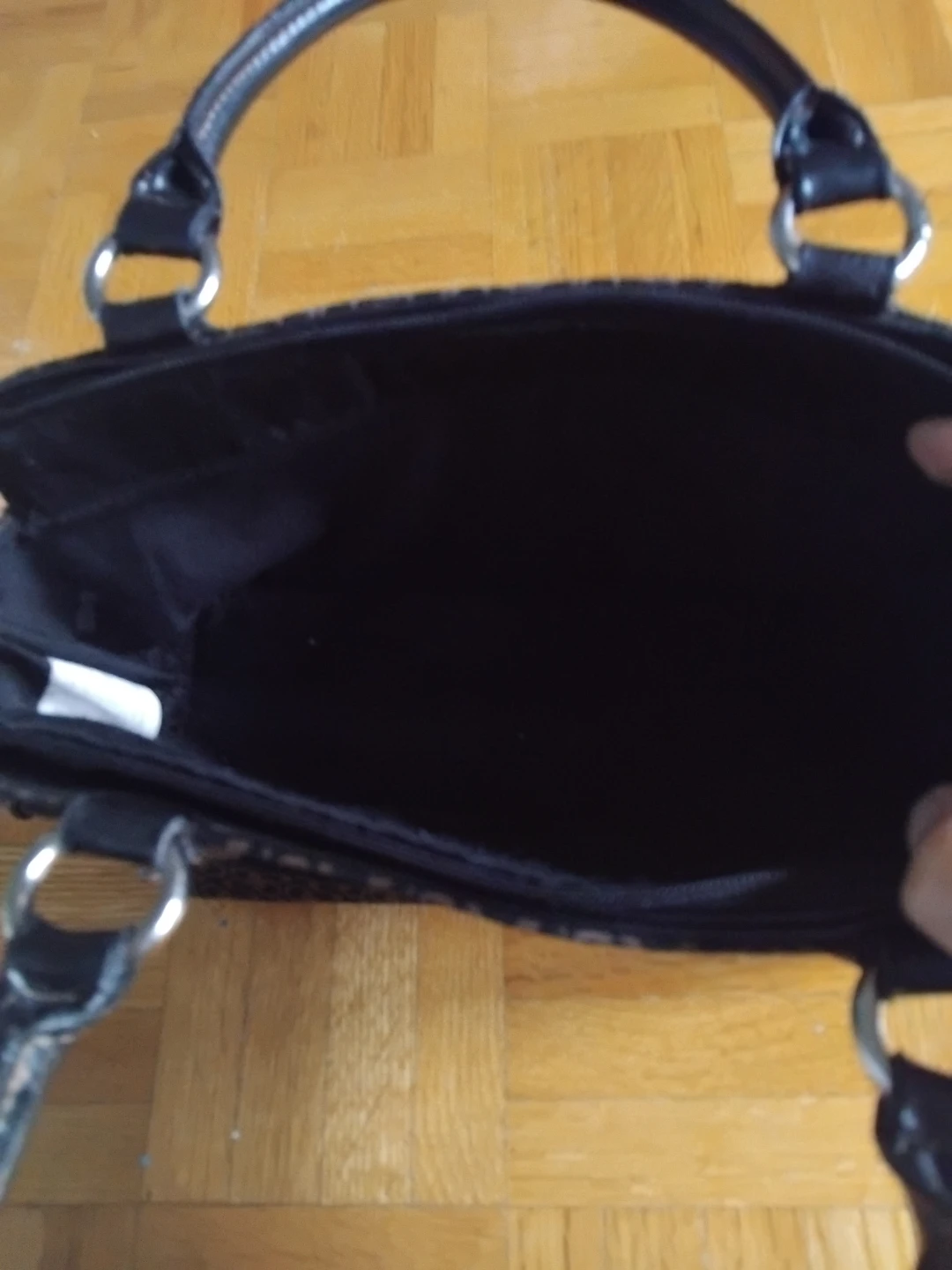 Rosetti Brown Signature Print Handbag - photo 4