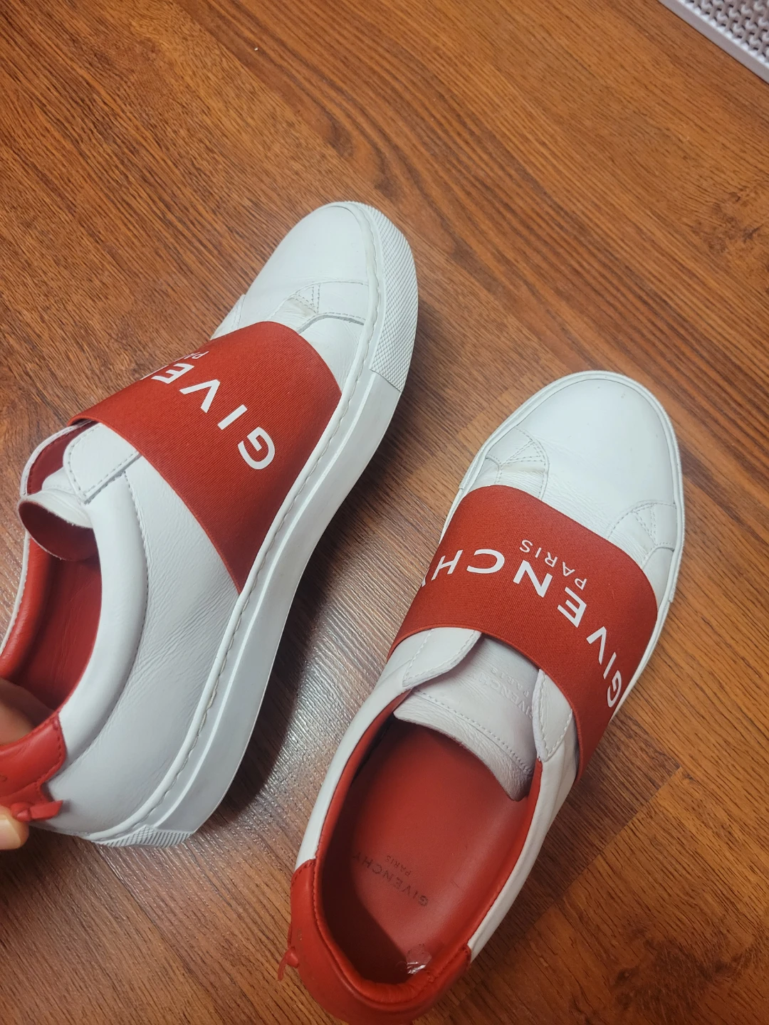 Givenchy Paris White Leather Slip-On Sneakers - photo 4