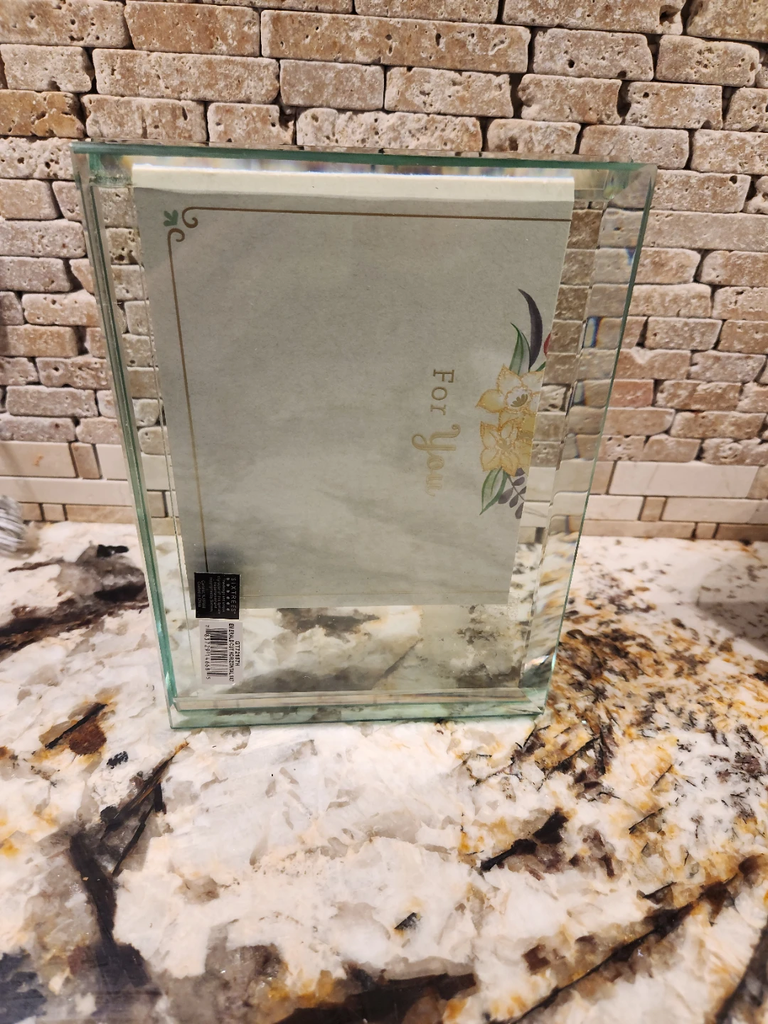 Clear Glass Floating Picture Frame - photo 2