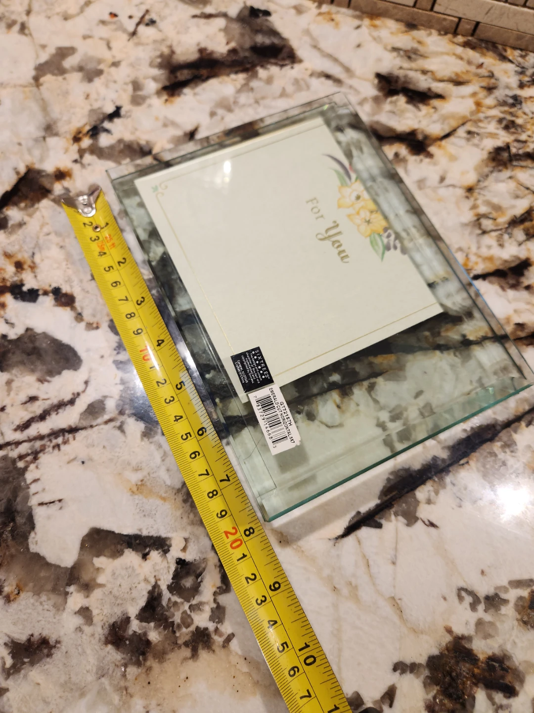 Clear Glass Floating Picture Frame - photo 4