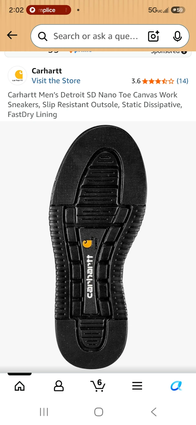 Carhartt Men's Detroit Nano Composite Toe SD Sneaker - photo 2