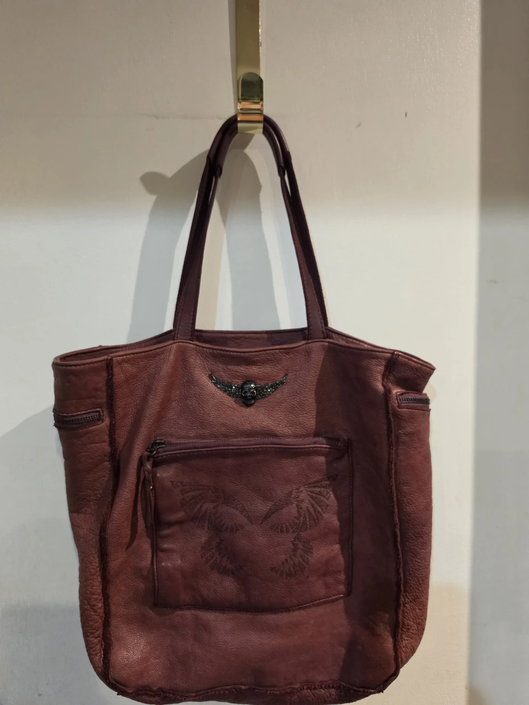 Zadig & Voltaire Leather Tote Bag