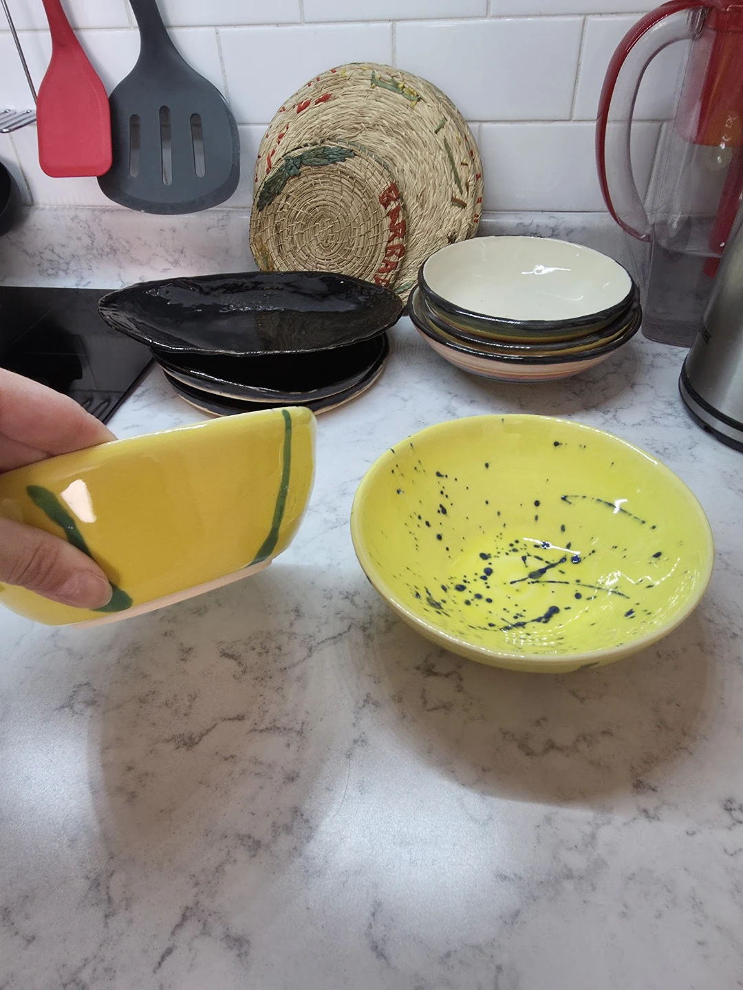 Handmade pottery Ceramic Bowls and plates - photo 2