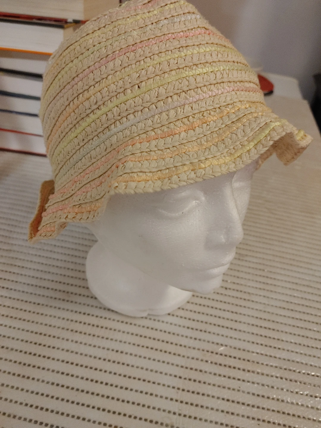 Kids woven paper bucket Hat