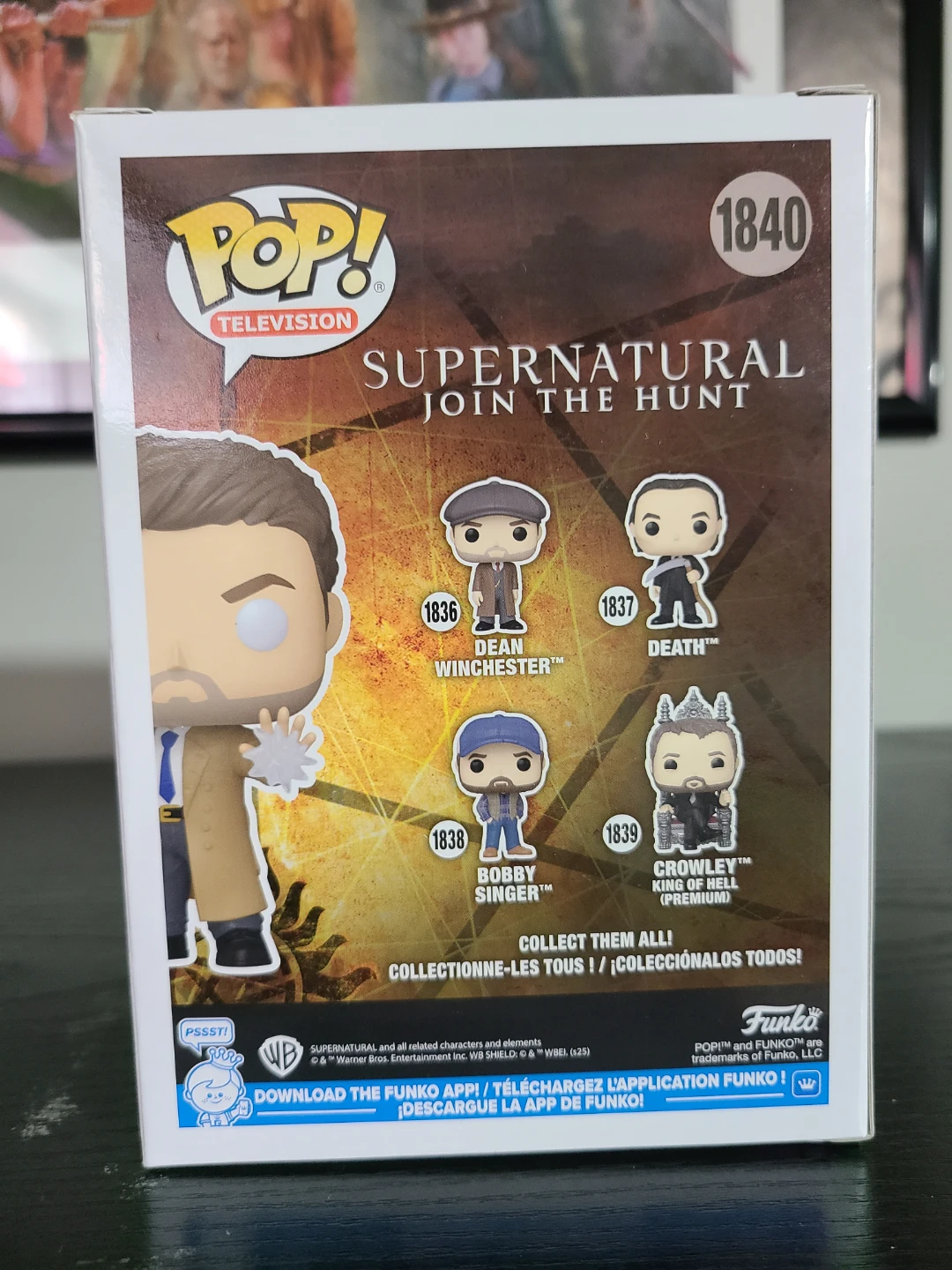 Funko Pop! Supernatural Castiel #1840 Vinyl Figure - photo 2