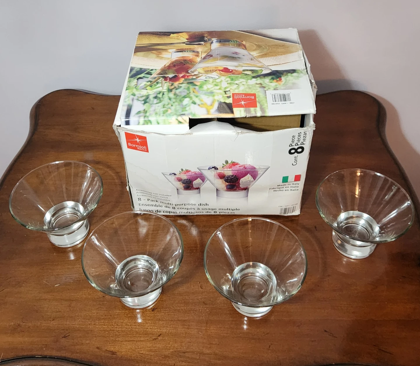 Bormioli Rocco 8-Pack Multi-Purpose Glass Dessert Dishes - photo 5