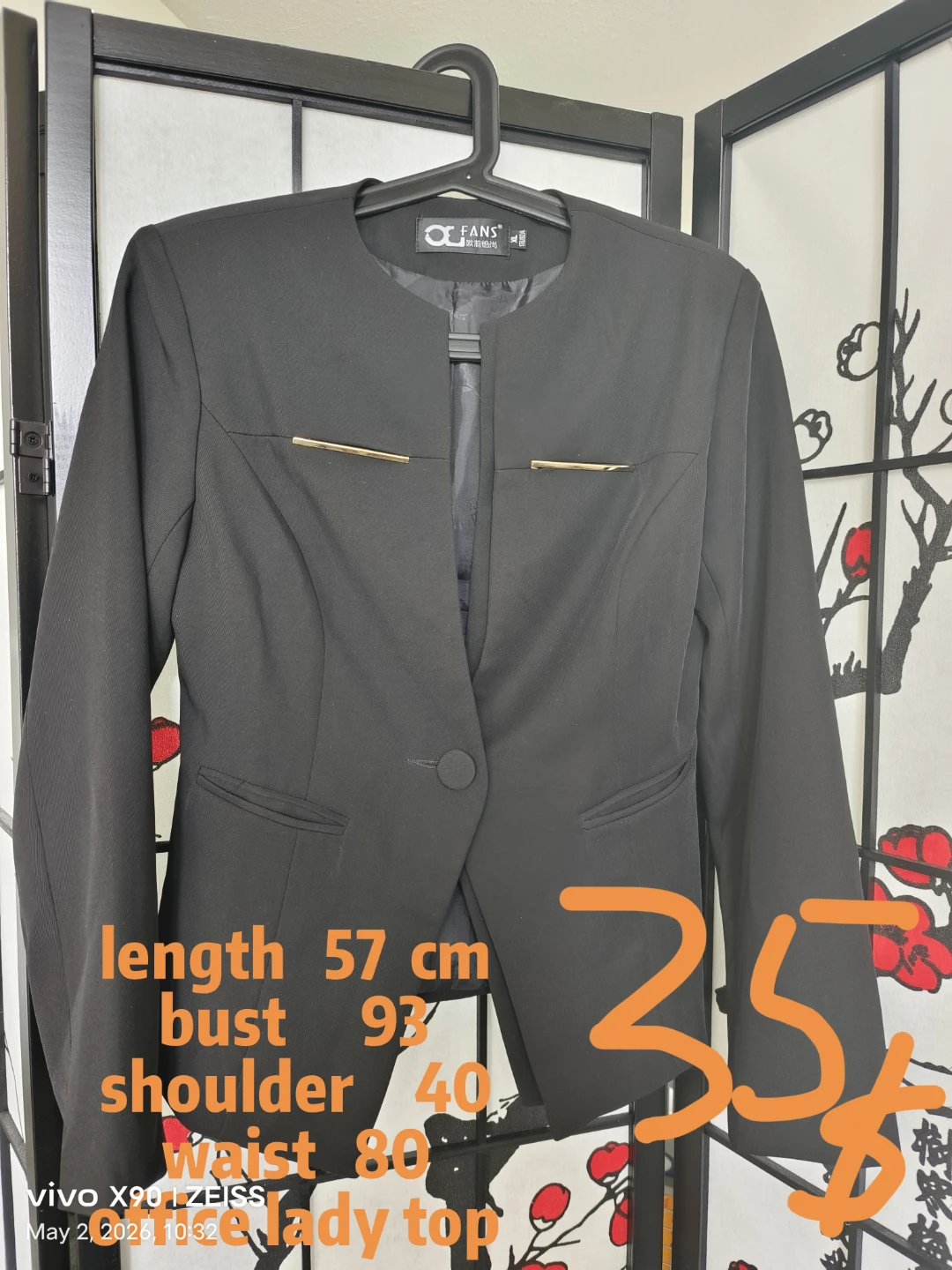 FANS Lady Top - Black